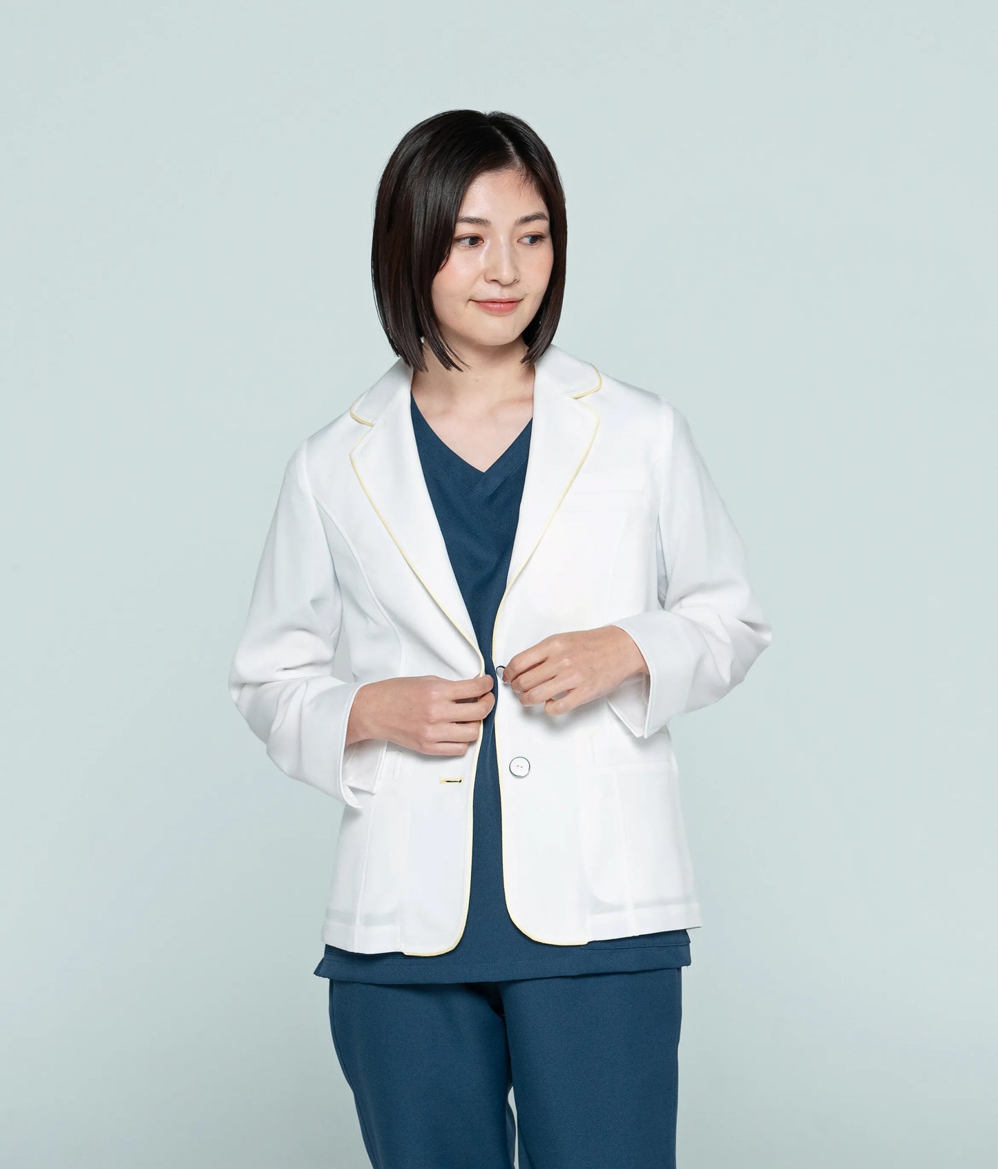 イエロー Mサイズ着用(モデル身長166cm) 着用インナー:PD0001