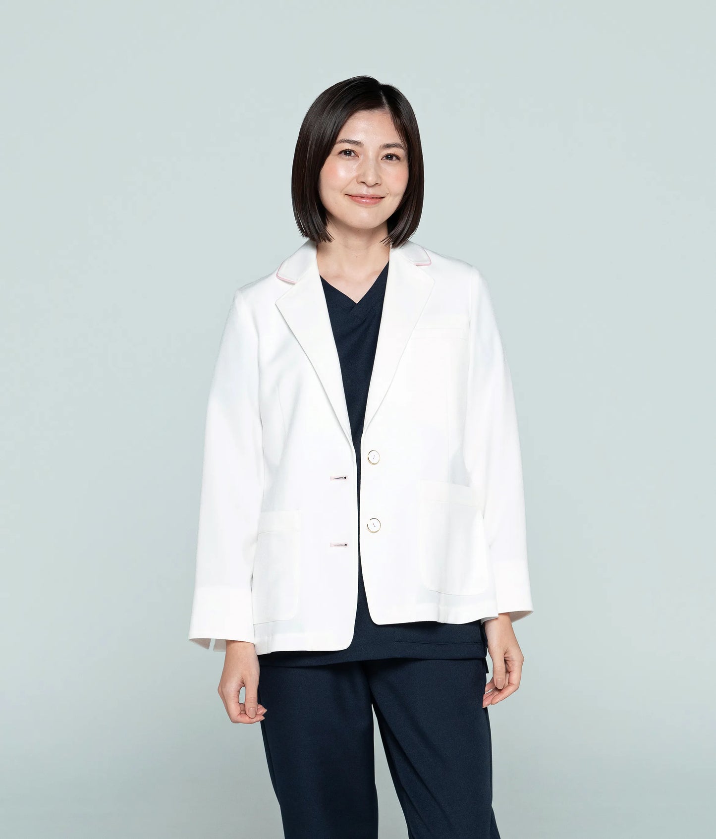 ピンク Mサイズ着用(モデル身長166cm) 着用インナー:PD0001